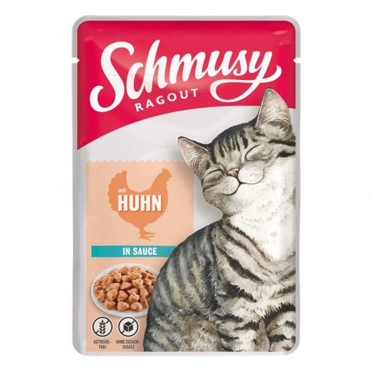 Schmusy Ragout mit Huhn in Sauce 100g – 22er-Pack