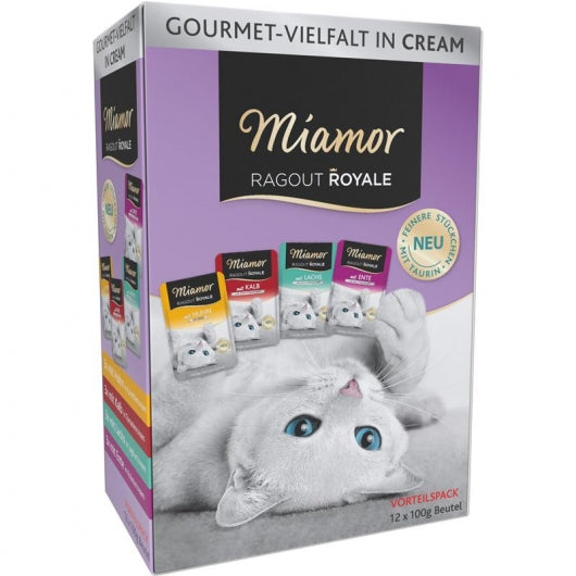 Miamor MP Ragout Royale Cream Vielfalt 12x100g – 5er-Pack