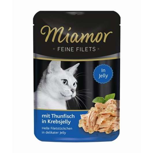 Miamor Feine Filets PB Thunfisch in Krebsjelly 100g – 24er-Pack
