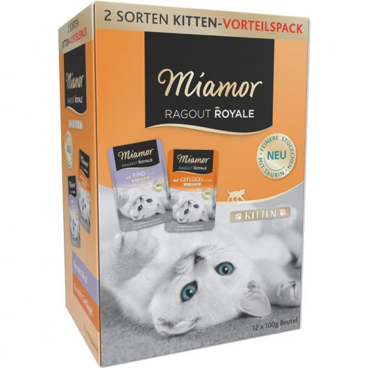 Miamor MP Ragout Royale Kitten Jelly 12x100g – 4er-Pack