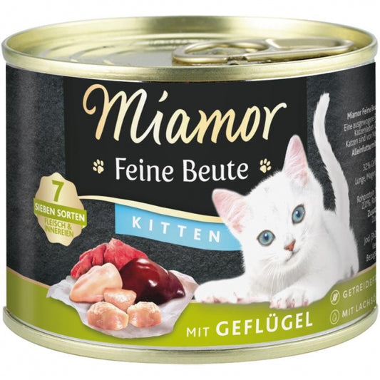 Miamor Dose Feine Beute Kitten Geflügel – 12er-Pack