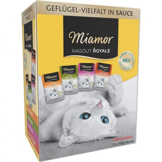 Miamor MP Ragout Royale Geflügelvielfalt in Sauce 12x100g – 4er-Pack