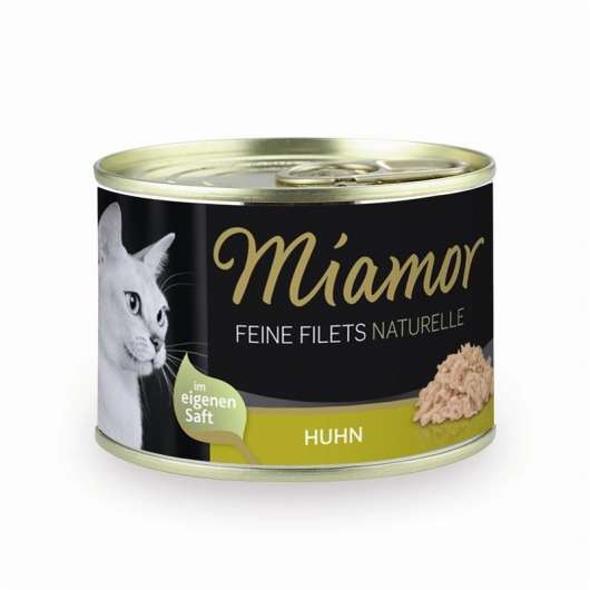 Miamor Feine Filets Naturelle Huhn 156g Dose – 12er-Pack
