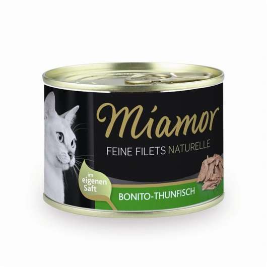 Miamor Feine Filets Naturelle Bonito-Thunfisch 156g Dose – 12er-Pack