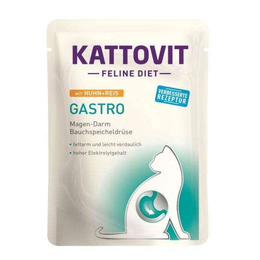 Kattovit PB Gastro Huhn & Reis 85g – 24er-Pack