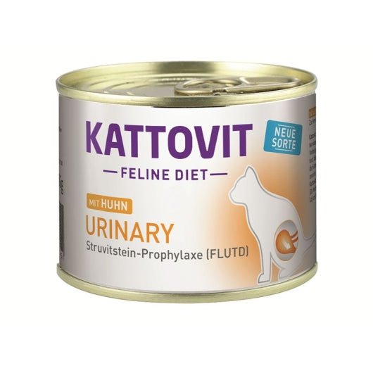 Kattovit Dose Feline Diet Urinary Huhn 185g – 12er-Pack