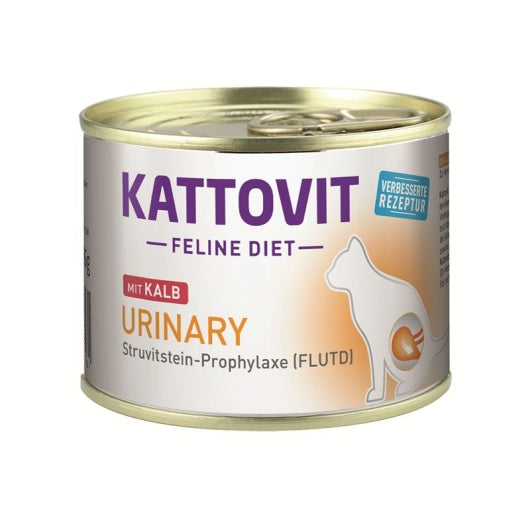 Kattovit Dose Feline Diet Urinary Kalb 185g – 12er-Pack