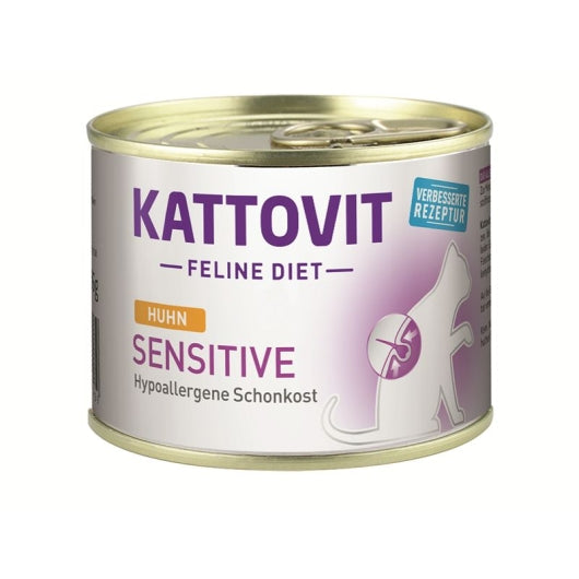 Kattovit Dose Feline Diet Sensitive Huhn 185g – 12er-Pack