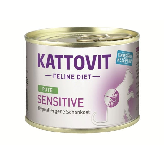Kattovit Dose Feline Diet Sensitive Pute 185g – 12er-Pack