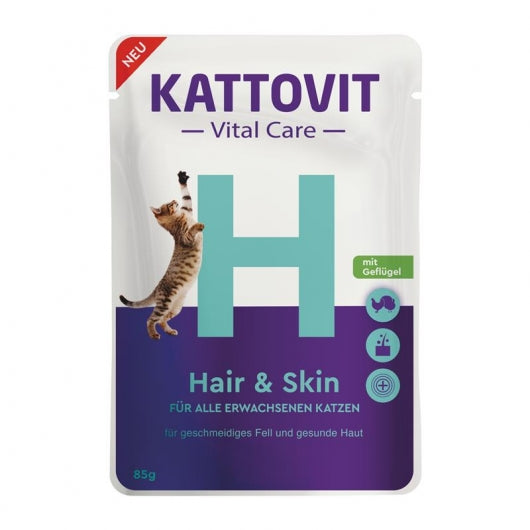 Kattovit PB Vital Care Hair & Skin 85g – 24er-Pack