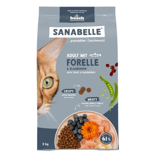 Sanabelle Adult mit Forelle