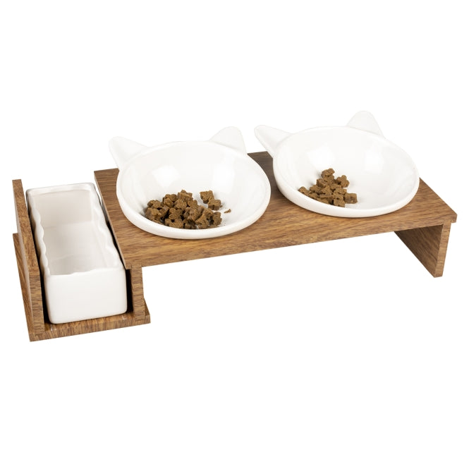 Duvoplus Dinner Set Stone UP Kitty Face