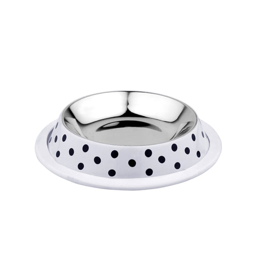 Duvoplus Edelstahlnapf Deco fix dots - 460ml