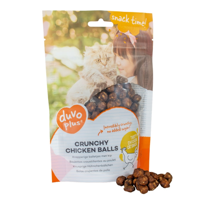 Duvoplus Cat Snack Knusprige Hähnchenbällchen 50g