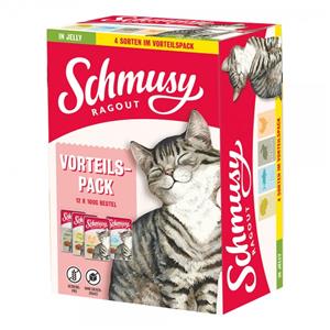 Schmusy Ragout in Jelly Vorteilspack 12x100g – 4er-Pack