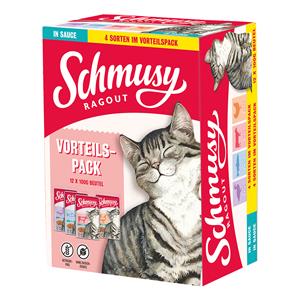 Schmusy Ragout in Sauce Vorteilspack 12x100g – 4er-Pack