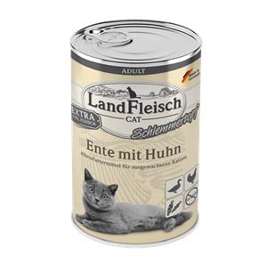 Landfleisch Cat Adult Schlemmertopf mit Ente & Huhn 400 g – 6er-Pack