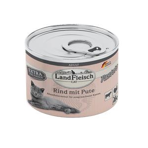 Landfleisch Cat Adult Pastete Rind & Pute 195g – 6er-Pack